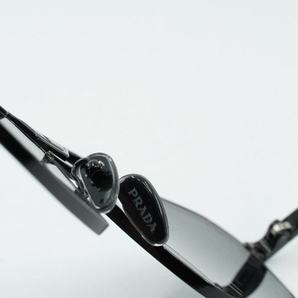 NEW PRADA PR58YS 1AB5S0 BLACK DARK GREY SUNGLASSES - Picture 5 of 11